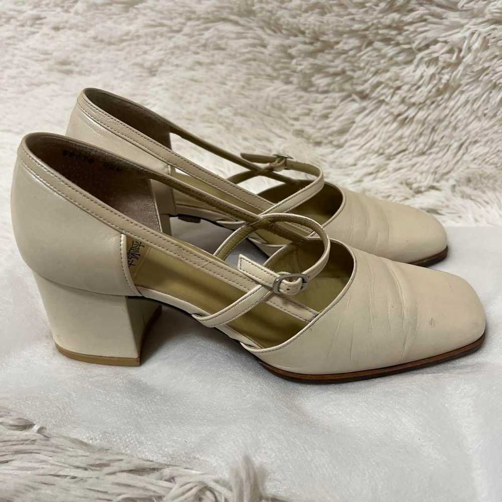 Himiko Leather Square Pumps - image 8