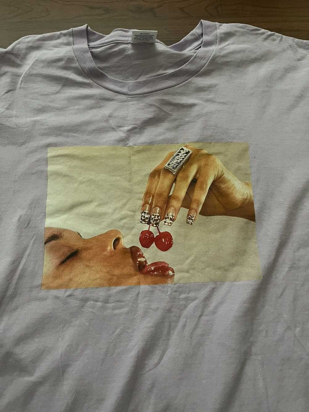 Supreme Purple Supreme Cherries Tee Size XL - image 2