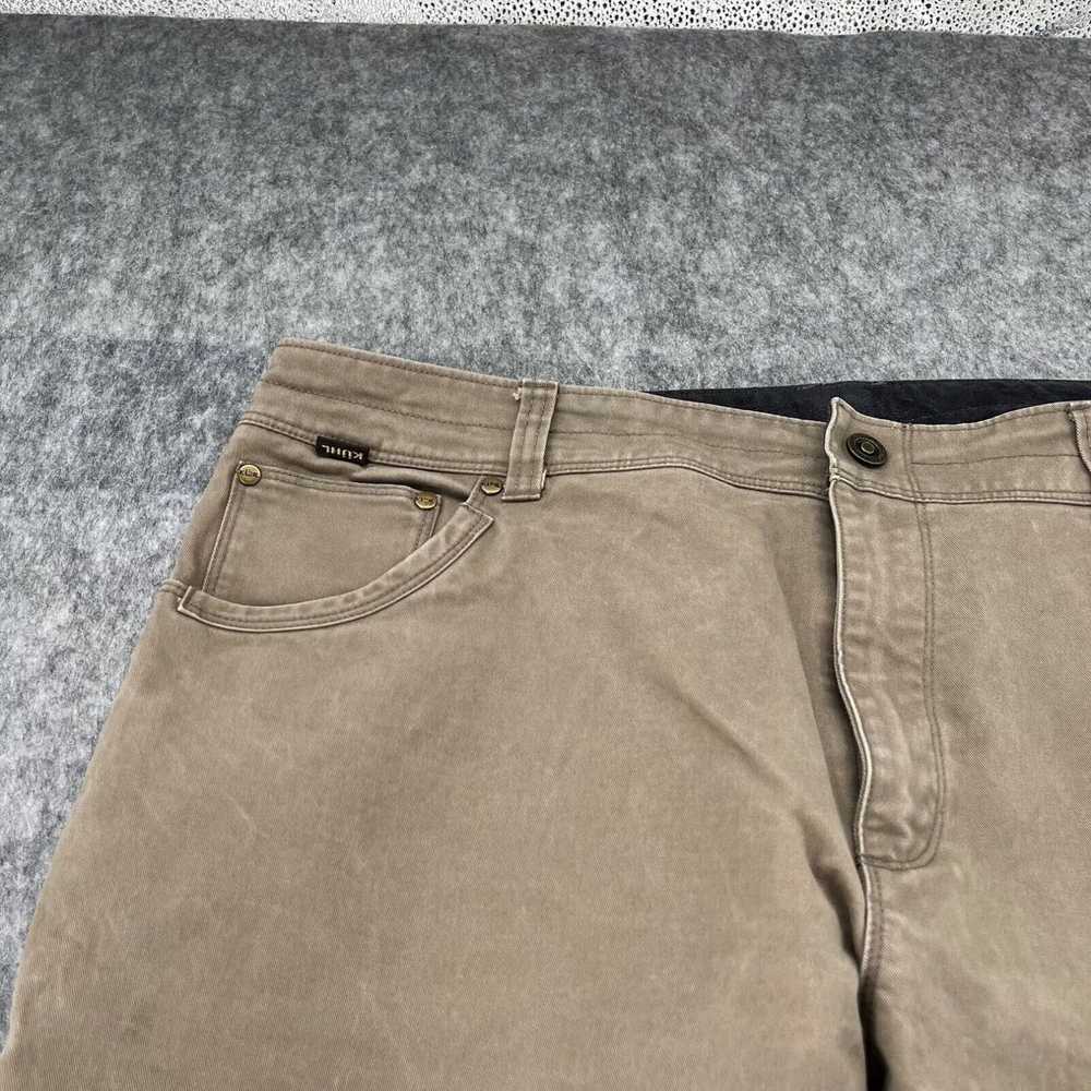 Vintage Kuhl Mens Dark Khaki RYDR Heavy Hiking Ou… - image 2