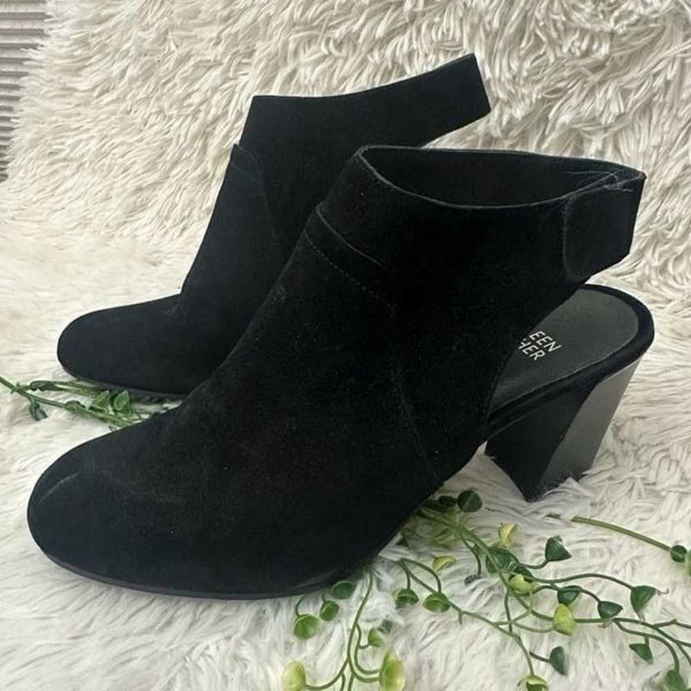 Eileen Fisher Ideal Black Suede Closed Toe Sling … - image 4