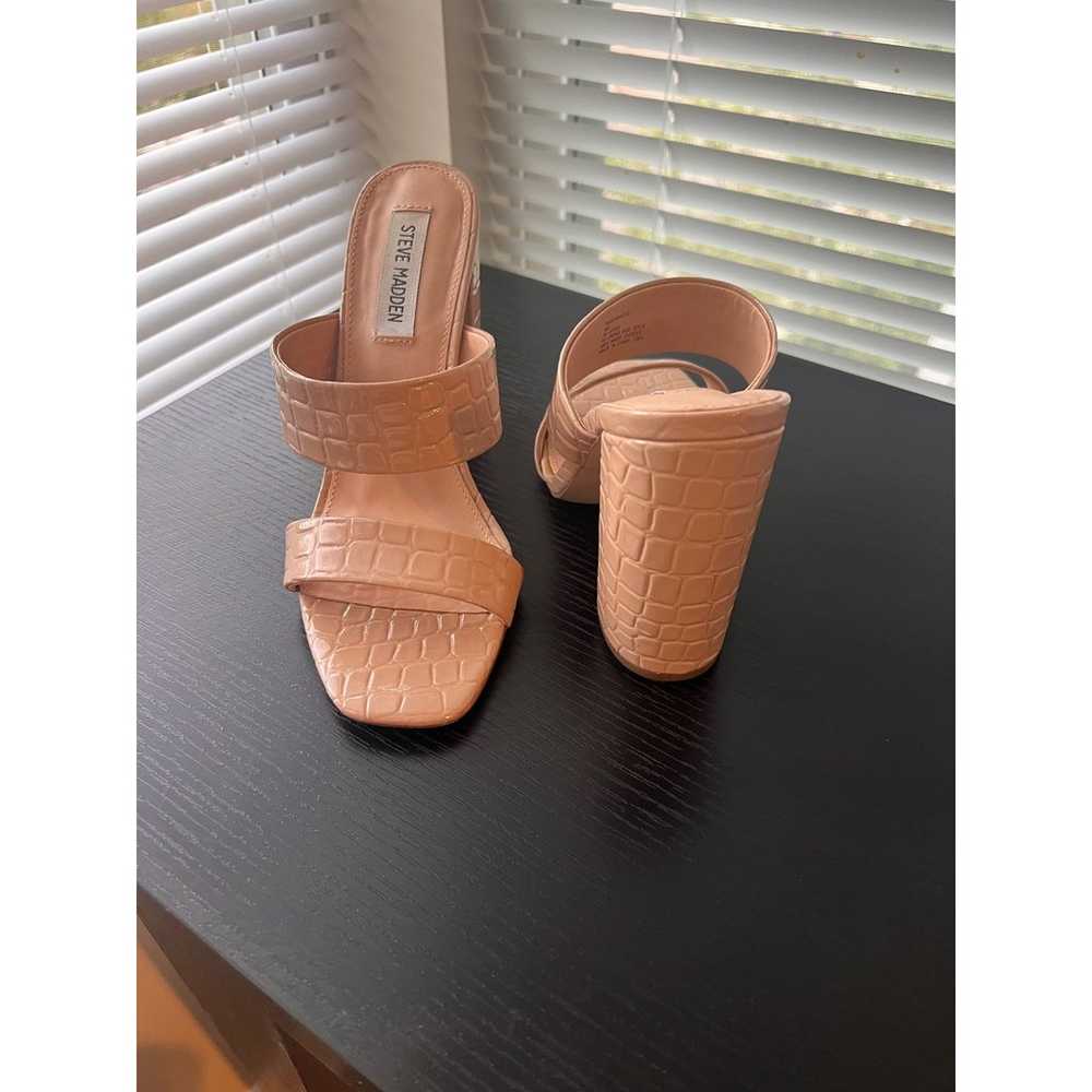 Steve Madden Taya heels Tan Croco - image 3