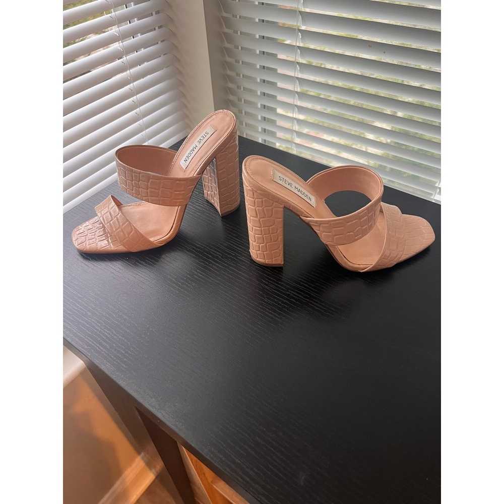 Steve Madden Taya heels Tan Croco - image 8