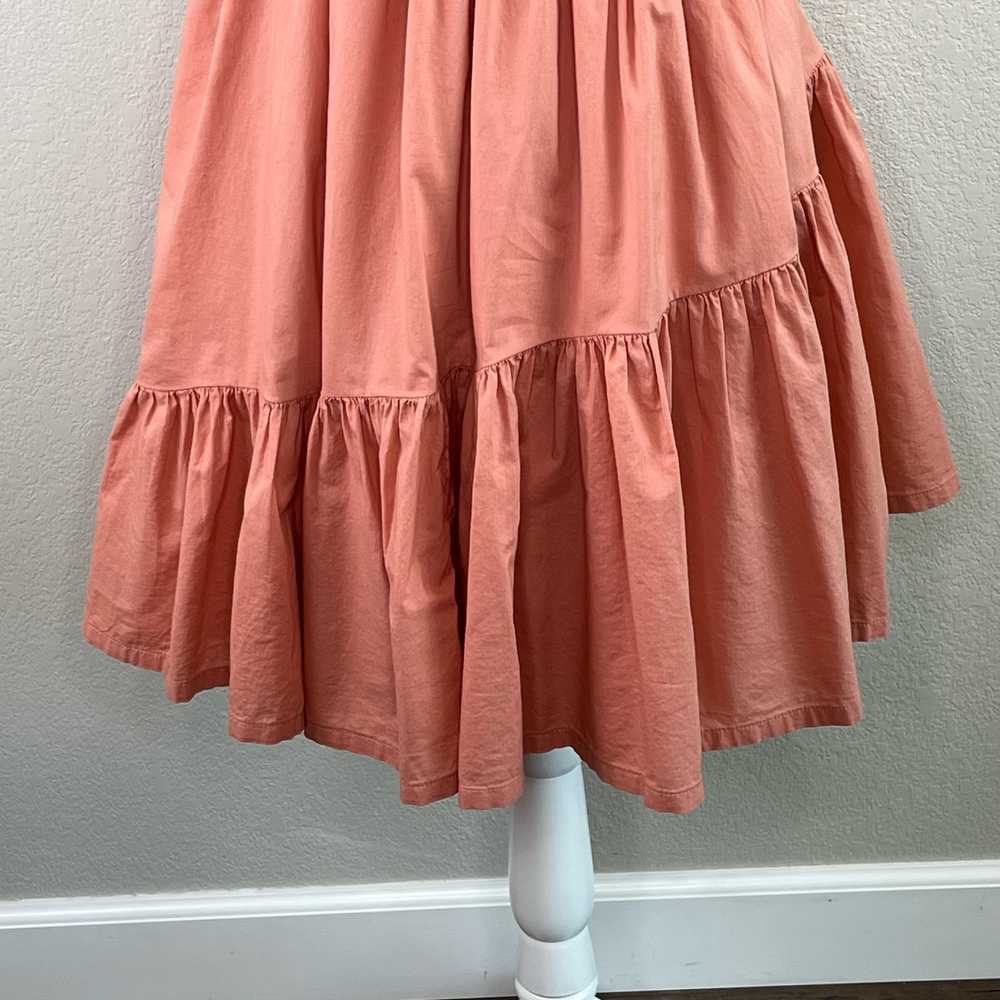 Melrose and Market Pink Sleeveless V-Neck Tiered … - image 11