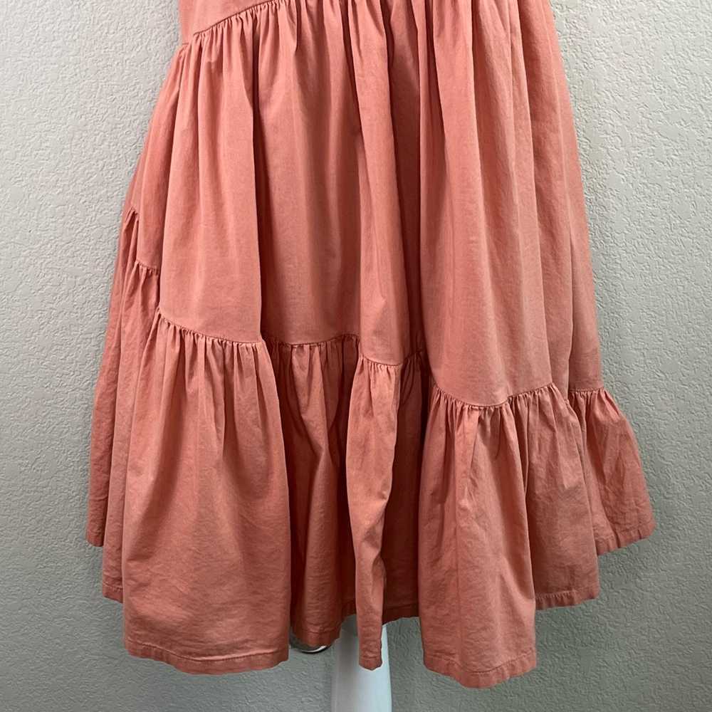 Melrose and Market Pink Sleeveless V-Neck Tiered … - image 7