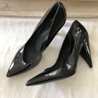 Marc Fisher Black patent leather pumps, size 9 1/2