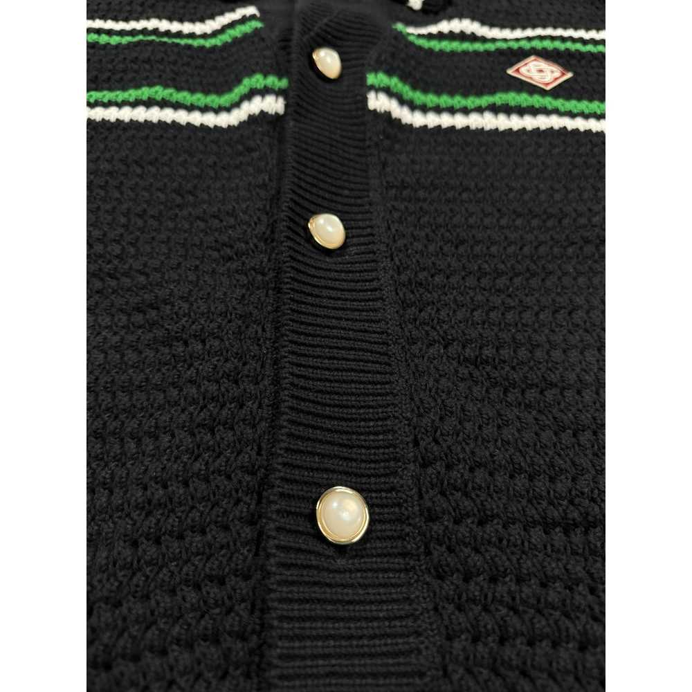 Casablanca Casablanca Crochet Tennis Shacket Blac… - image 2