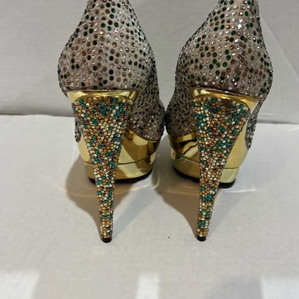 Crystal studded High heel shoes . Beautiful. l si… - image 10