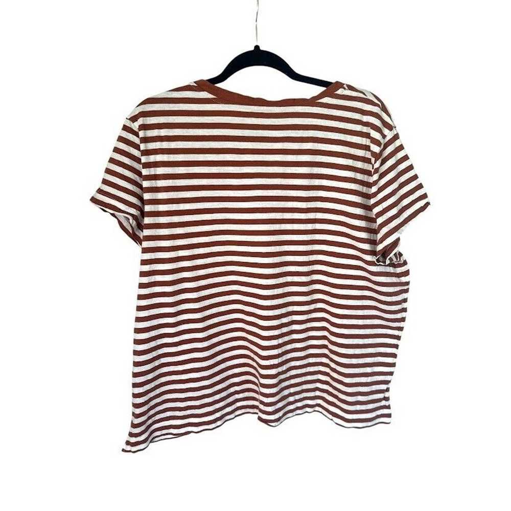 LOFT Vintage Soft T-Shirt Lot of 2 Striped Cotton… - image 10