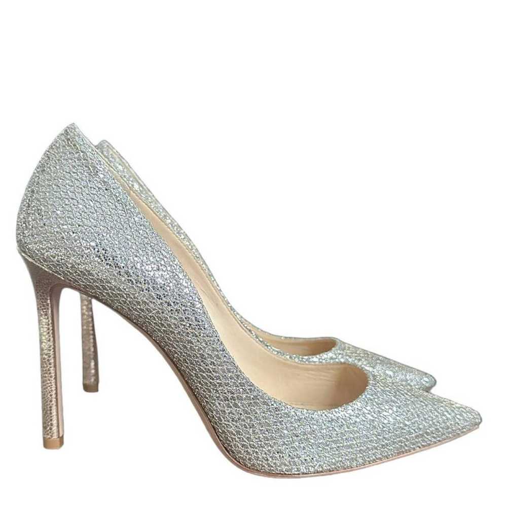 Jimmy Choo Romy glitter heels - image 3