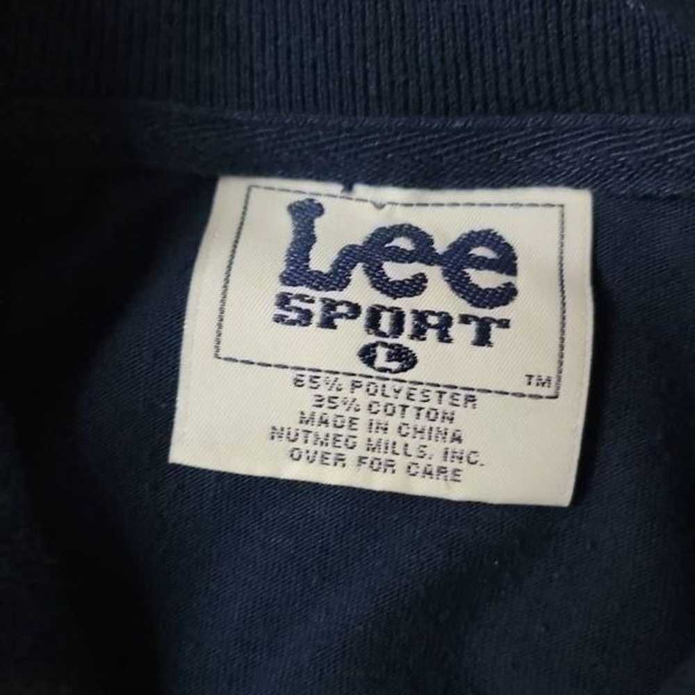 Vintage Lee Sport Cleveland Indians Cropped Long … - image 5