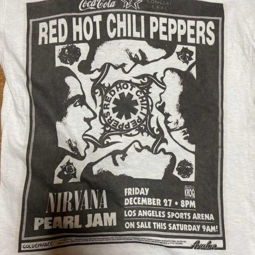 Nirvana Pearl Jam Red Hot Chili Peppers T-Shirt W… - image 4