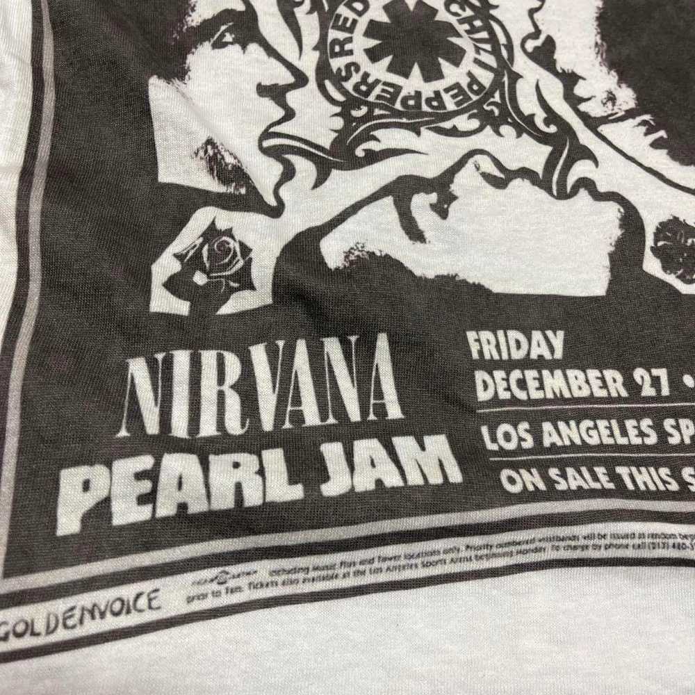 Nirvana Pearl Jam Red Hot Chili Peppers T-Shirt W… - image 6