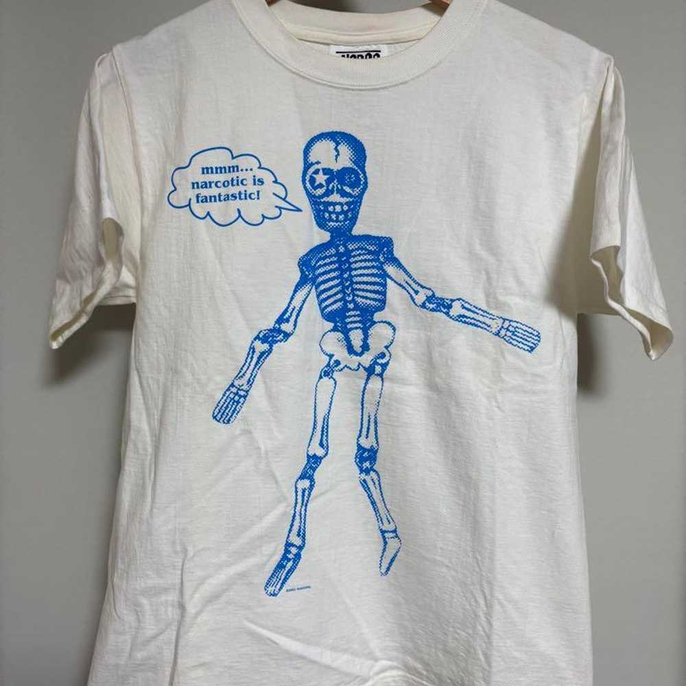 Rare NARCOTIC T-shirt with skull design, vintage … - image 1