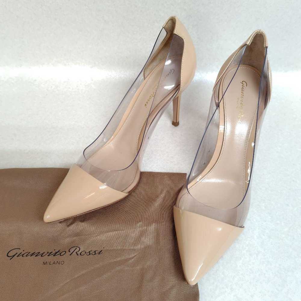 ★Almost unused★ Gianvito Rossi Pumps 24cm PVC Cle… - image 1