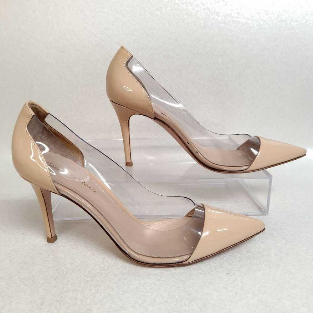 ★Almost unused★ Gianvito Rossi Pumps 24cm PVC Cle… - image 3