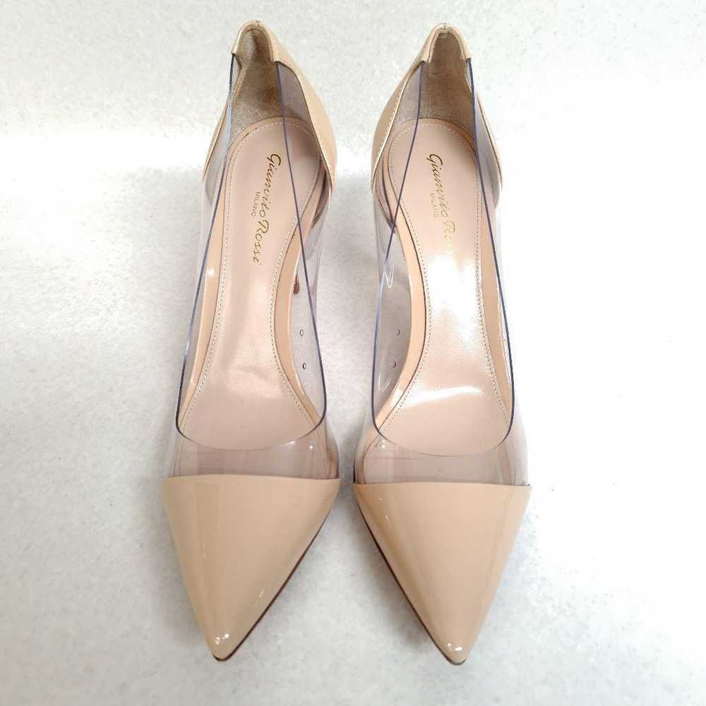 ★Almost unused★ Gianvito Rossi Pumps 24cm PVC Cle… - image 4