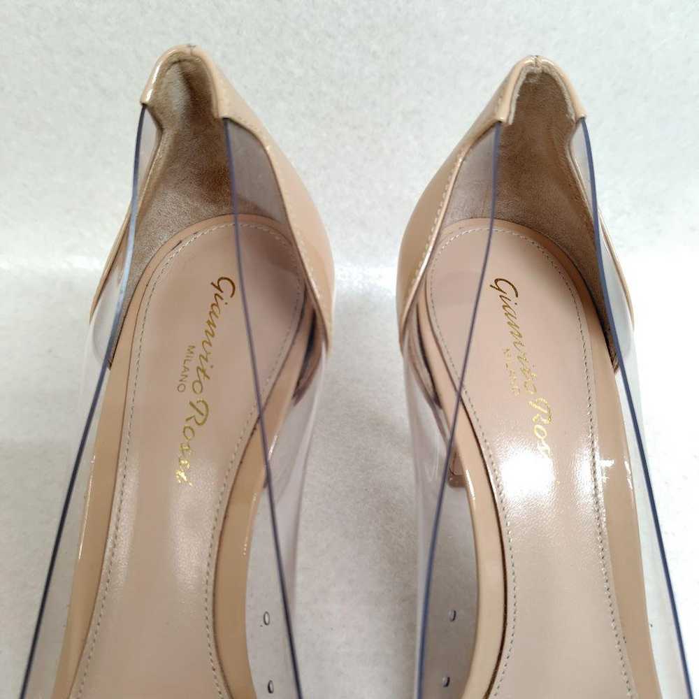 ★Almost unused★ Gianvito Rossi Pumps 24cm PVC Cle… - image 6