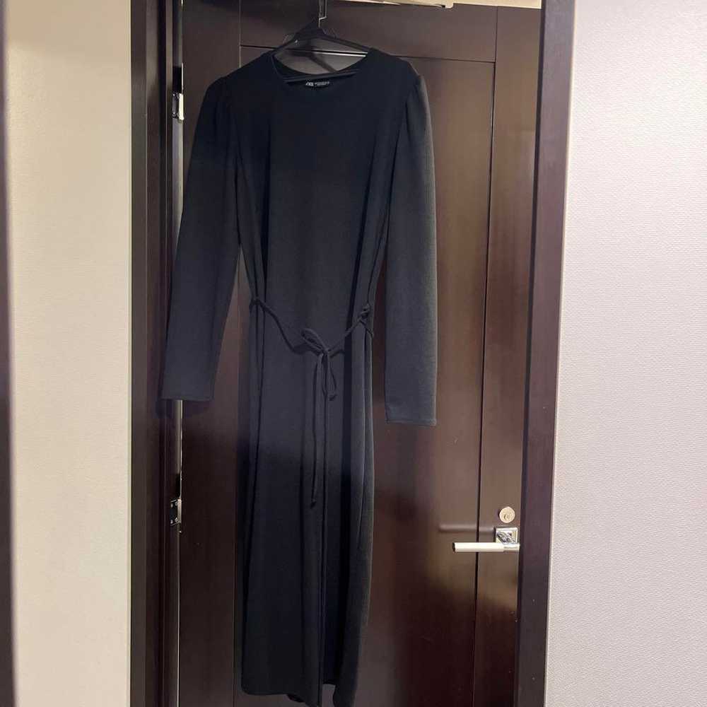 ZARA Black Long Dress M - image 1