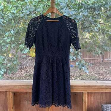 Madewell Navy Lace Magnolia Mini Dress Size 8