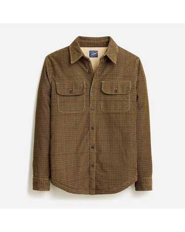 J.Crew Sherpa Lined Corduroy Shirt Jacket Corduroy