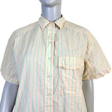 Liz Claiborne Vintage 80s Shirt Women Medium 8 10… - image 1