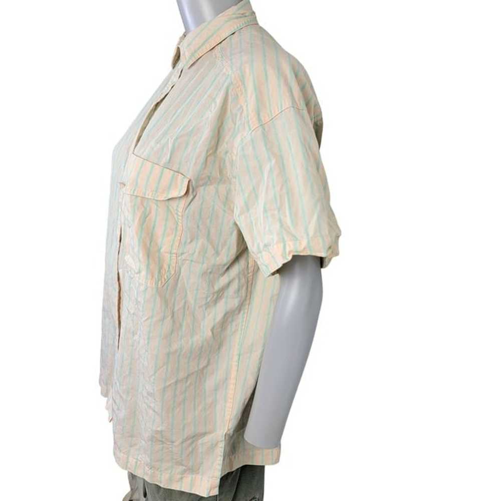 Liz Claiborne Vintage 80s Shirt Women Medium 8 10… - image 3