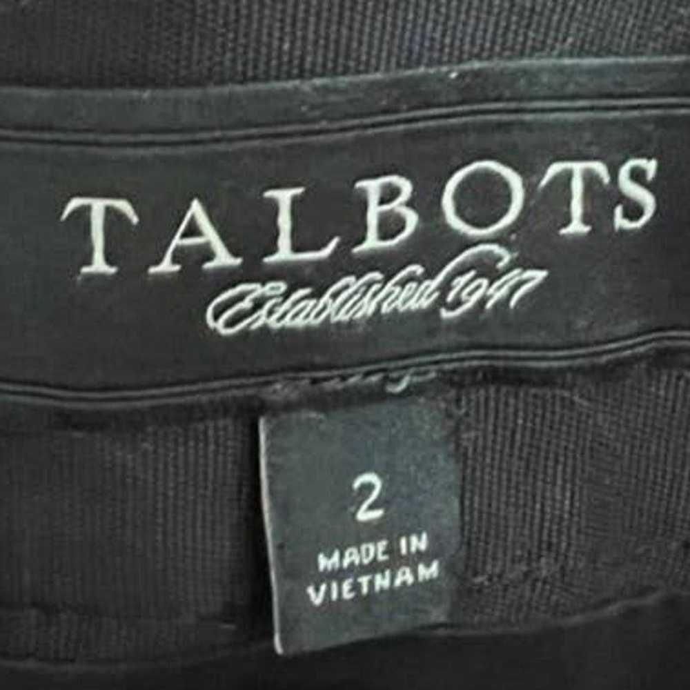 Other Talbots Black Fully Lined Front Pleated Ski… - image 7