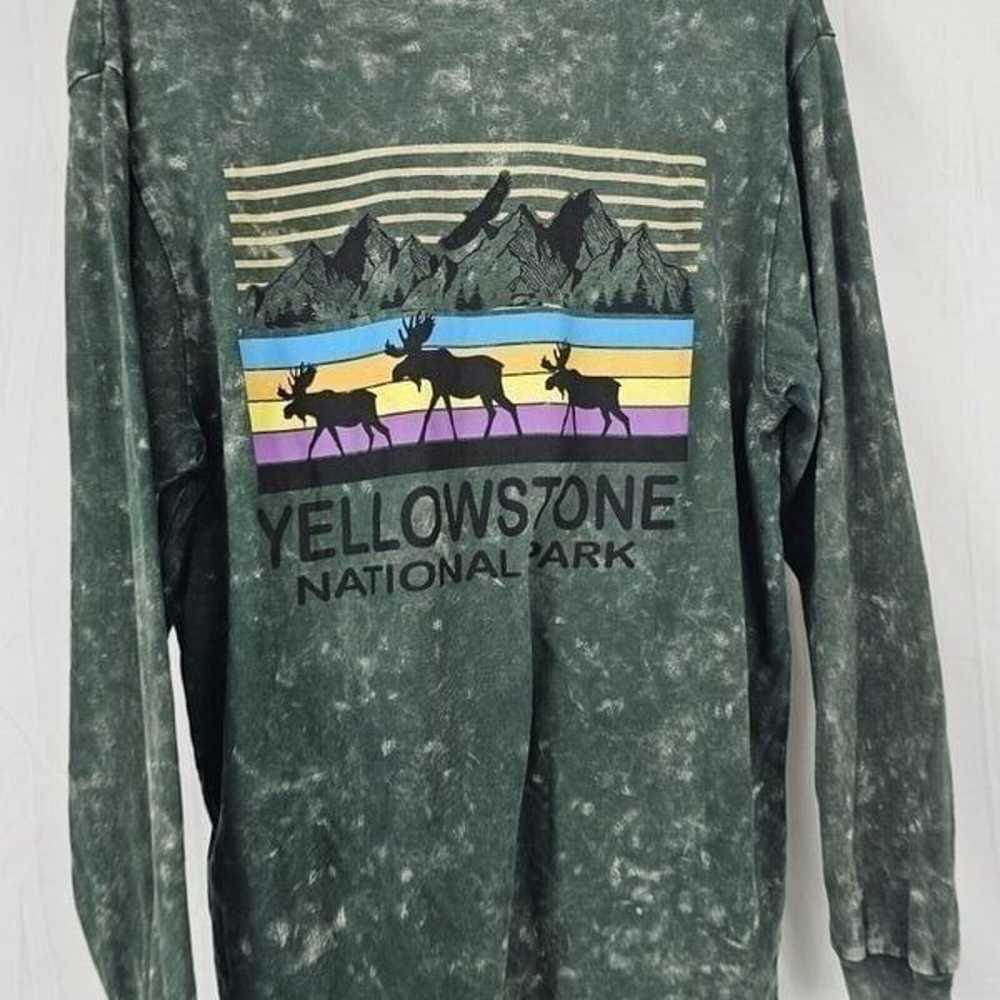 U.S. Vintage Yellowstone National Park Green Acid… - image 6