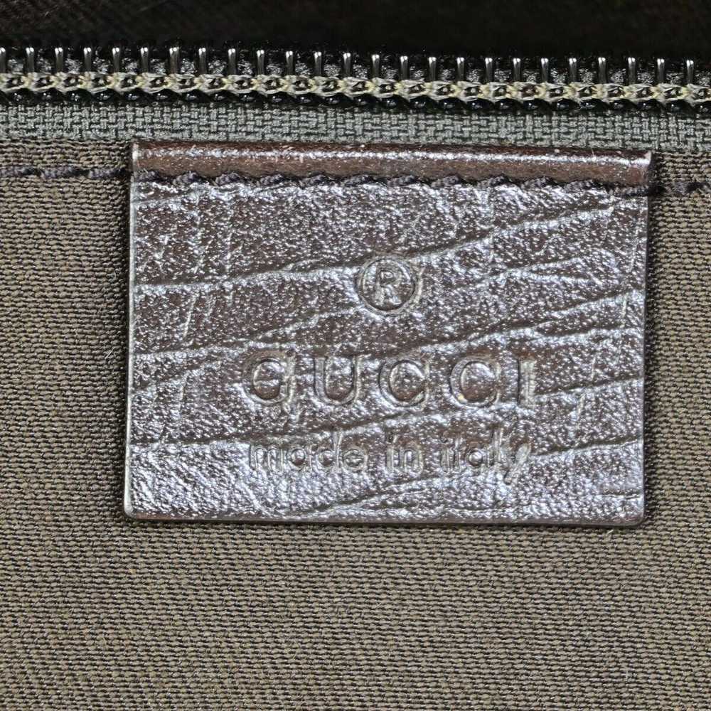 Gucci Brown Canvas Handbag (Pre-Owned) - image 10