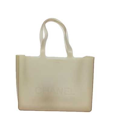 Chanel Beige Rubber Tote Bag (Pre-Owned)