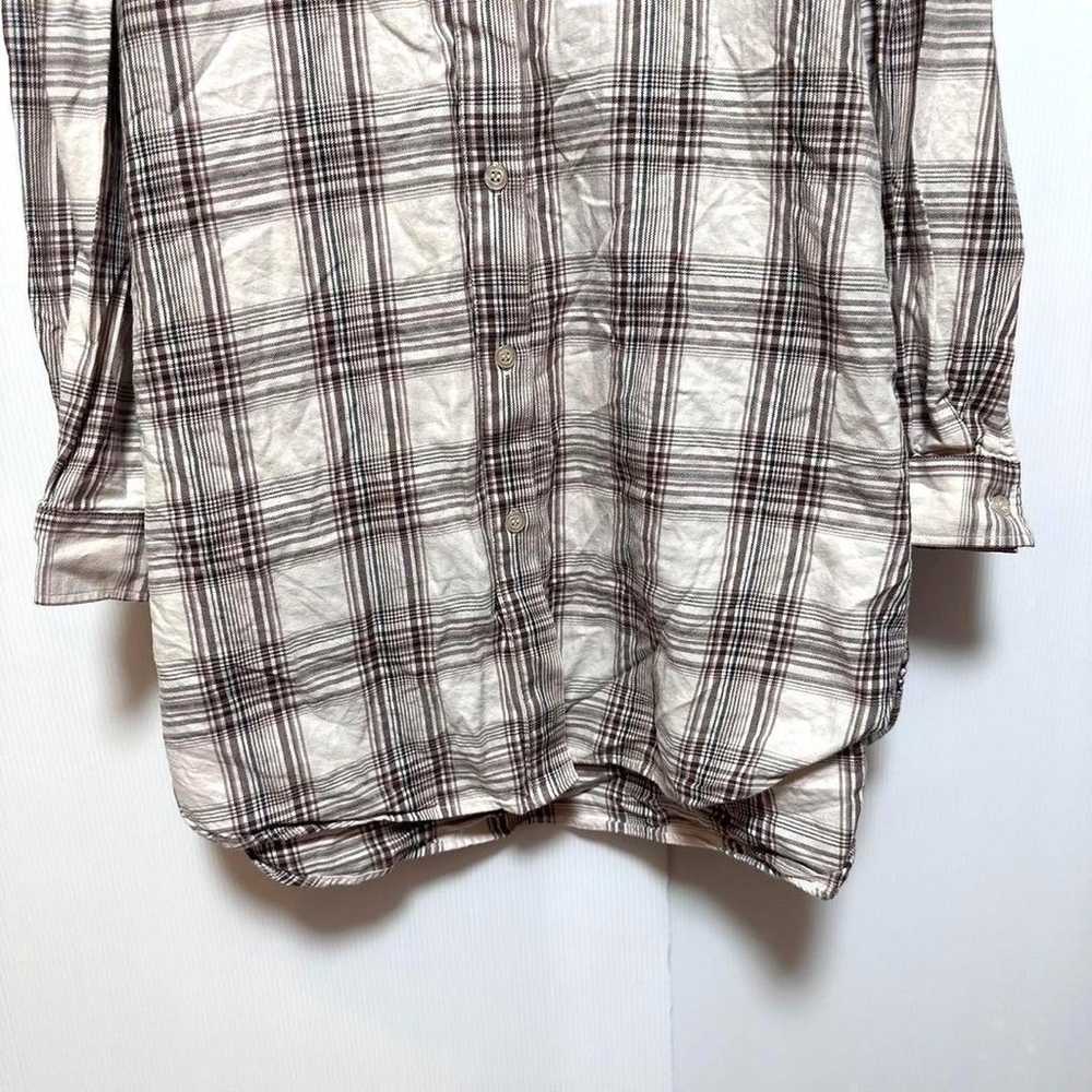 Gracia shirt tunic check pattern long sleeves spr… - image 7