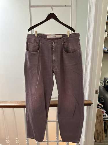 Maison Margiela MM6 Pink Baggy Jeans