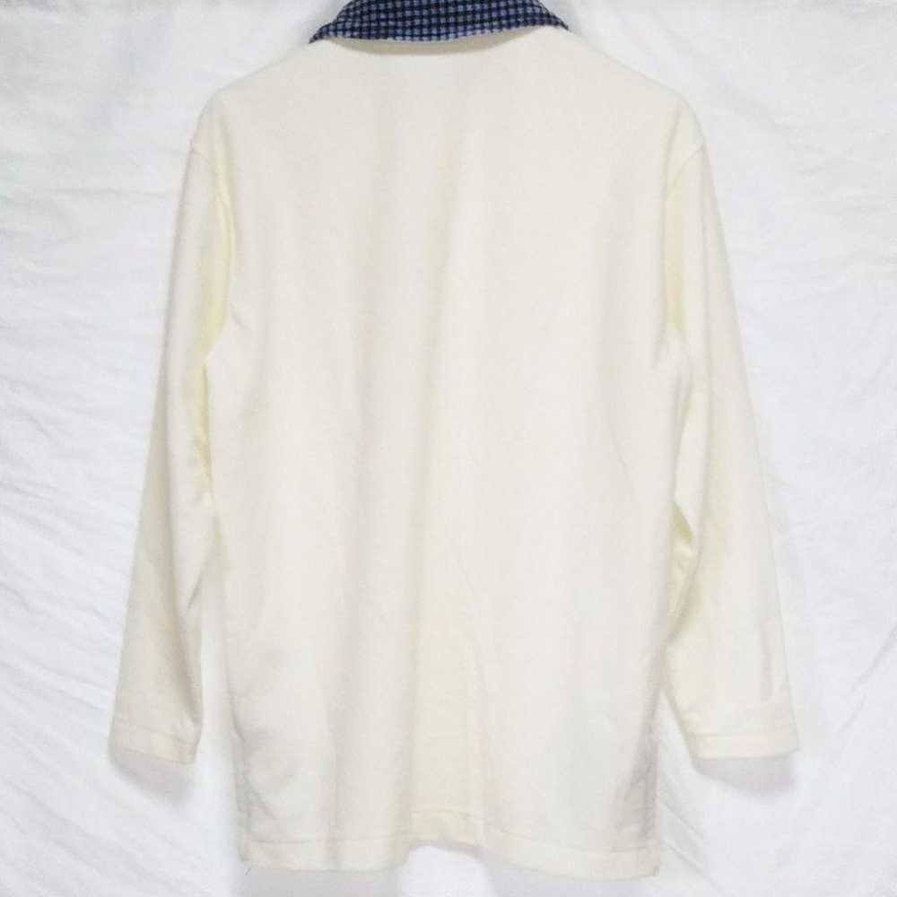 Courrèges Sports Check Collar Round Collar Casual… - image 5