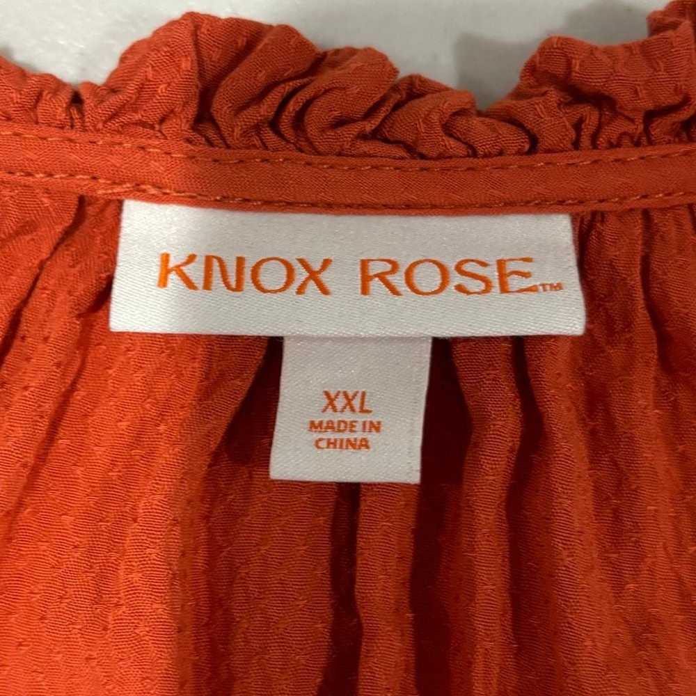 Knox Rose Burnt Orange Boho Dress Size XXL Countr… - image 3