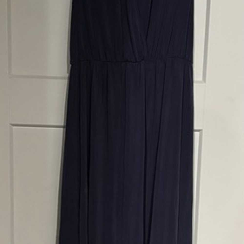 Cremieux Dark purple plum maxi dress size M - image 1