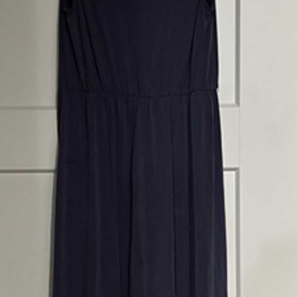 Cremieux Dark purple plum maxi dress size M - image 2