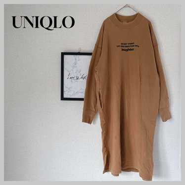 UNIQLO (L) Long Dress / Long Sleeve Sweat Trainer 