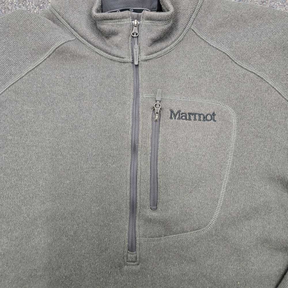 Marmot XL Marmot Fleece Quarter Zip Grey - image 2