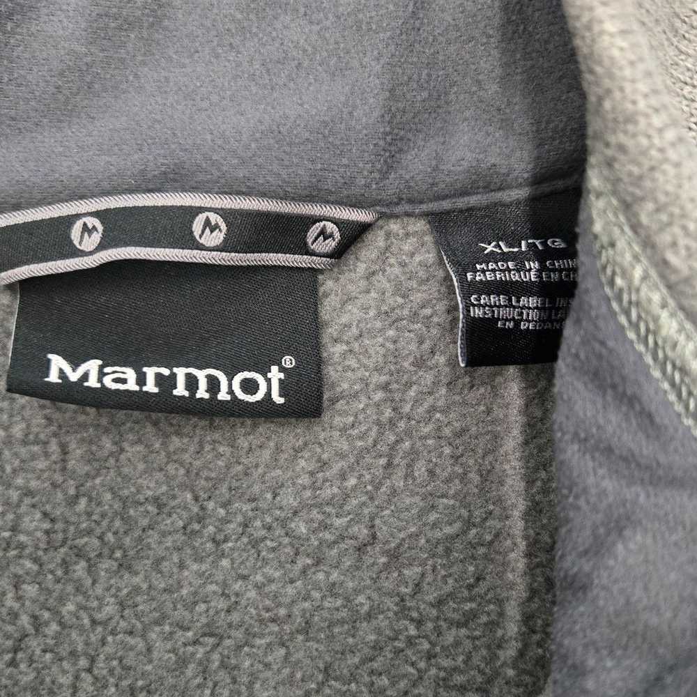 Marmot XL Marmot Fleece Quarter Zip Grey - image 3