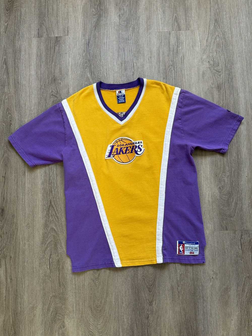 Champion × L.A. Lakers × Vintage Vintage 90s Cham… - image 1