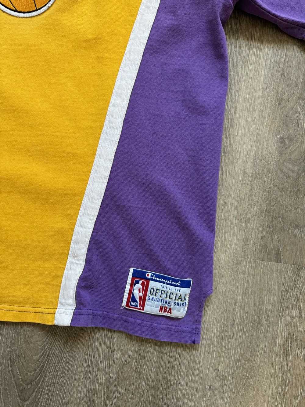 Champion × L.A. Lakers × Vintage Vintage 90s Cham… - image 7