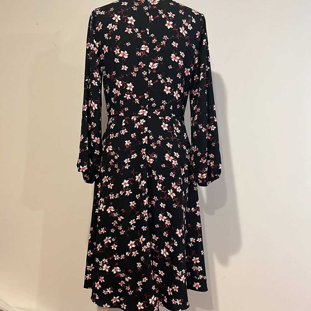 Ann Taylor - women's black pink floral Romantiq f… - image 10