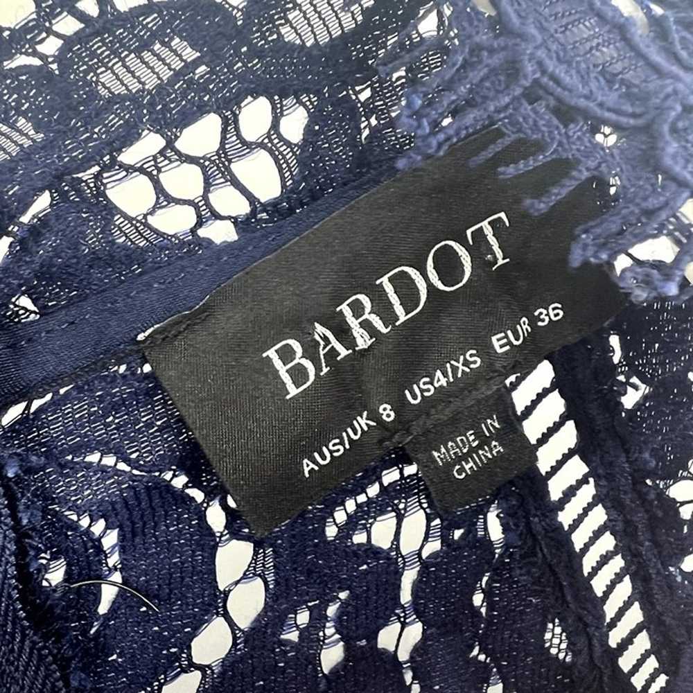 Bardot Rozie Lace Long Sleeve Navy Cocktail Dress… - image 7