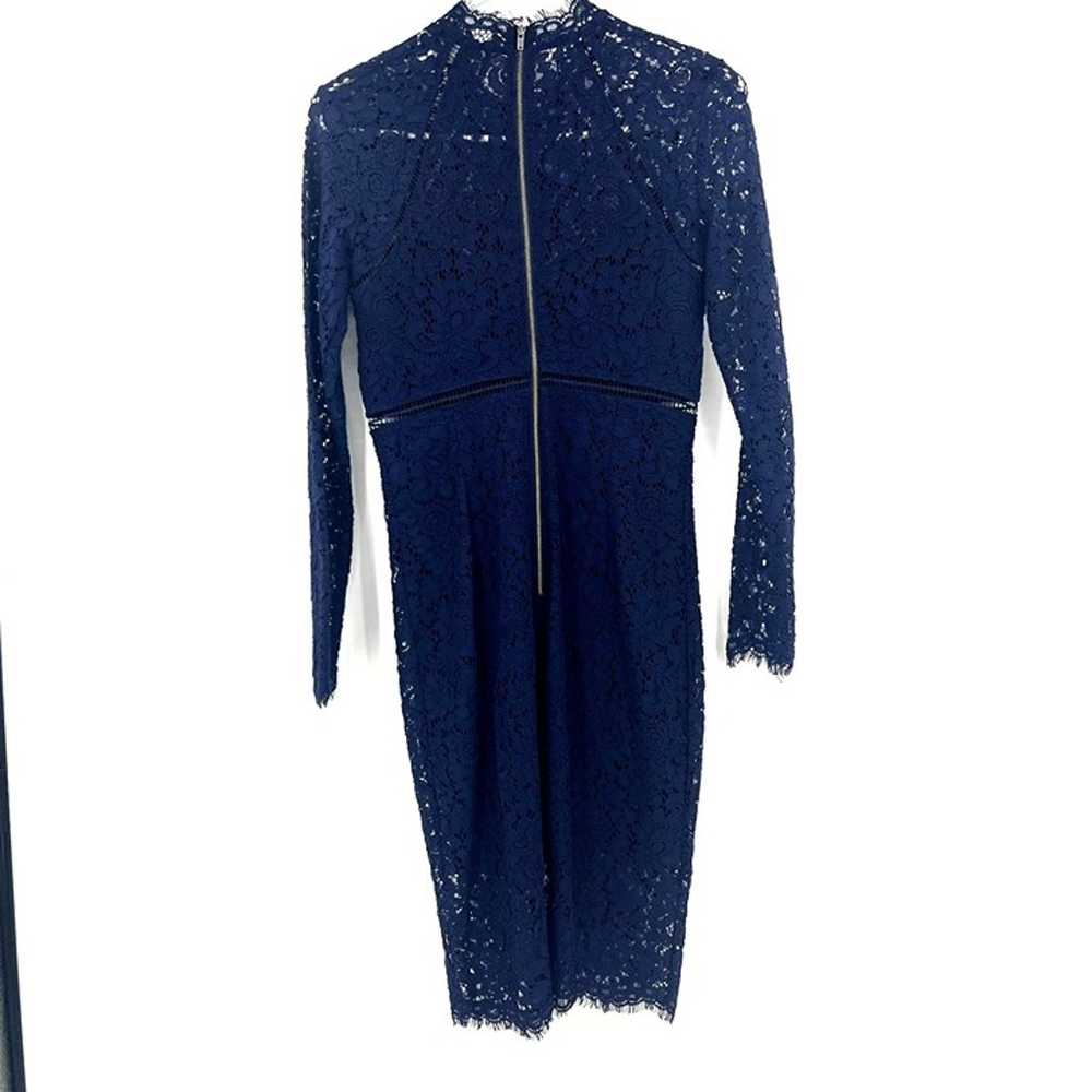 Bardot Rozie Lace Long Sleeve Navy Cocktail Dress… - image 8