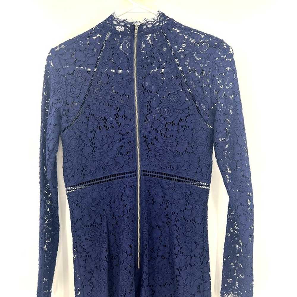 Bardot Rozie Lace Long Sleeve Navy Cocktail Dress… - image 9