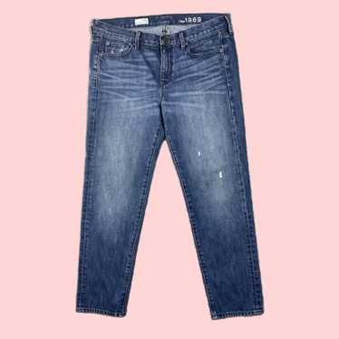 Gap Sexy Women's Blue Boyfriend Style Distressed … - image 1