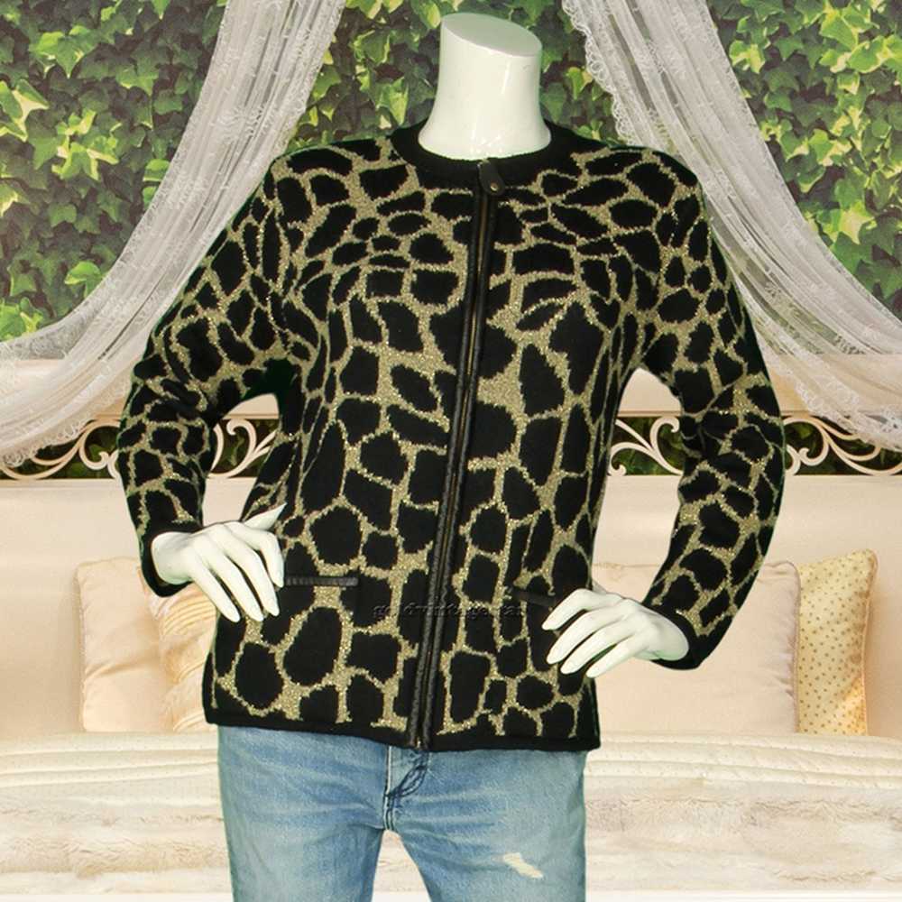 Other 80s Vintage Cheetah Spotted Animal Print Me… - image 2