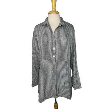 Habitat HABITAT Clothes To Live In Gray Stripe Lin