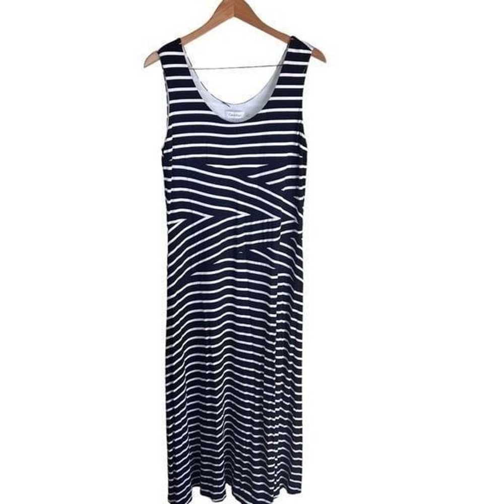 Calvin Klein Womens Nautical Flattering Maxi Dres… - image 3