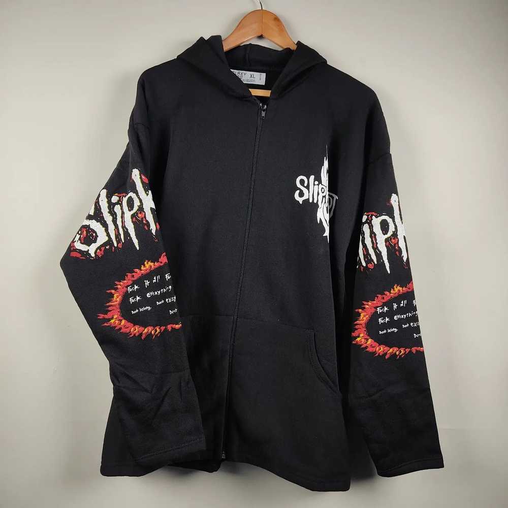 Band Tees × Slipknot × Vintage 90's Slipknot Hood… - image 2